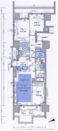 ハーバーテラス品川 14階 間取り図