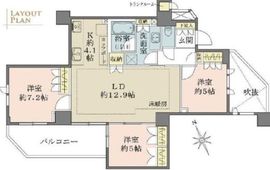 パークハウス池田山公園白金台の杜 5階 間取り図