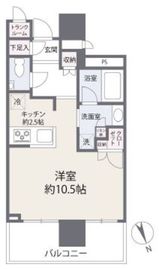 パークシティ中央湊ザタワー 4階 間取り図