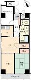 ライオンズマンション麻布十番 5階 間取り図