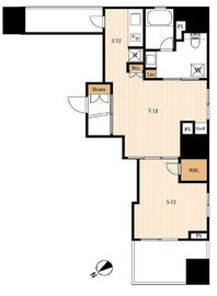 パークホームズ浜松町 14階 間取り図