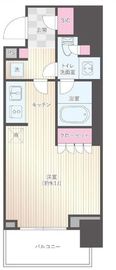 パークリュクス日本橋大伝馬町 4階 間取り図