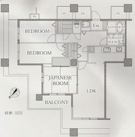 晴海ビュータワー（晴海アイランドトリトンスクエアビュータワー） 43階 間取り図