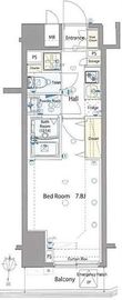 コンフォリア神楽坂DEUX 2階 間取り図