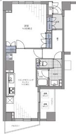 パークハウス渋谷山手 10階 間取り図
