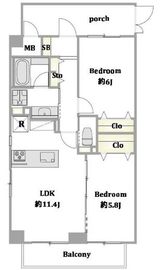エクセルダイア大森Ⅵ 3階 間取り図