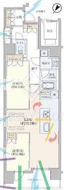 ザ・サンクレイドル日本橋レジデンス 11階 間取り図