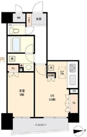 パルテール白金 6階 間取り図
