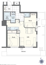 グランスイート虎ノ門 4階 間取り図