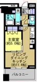 WORLD TOWER RESIDENCE 15階 間取り図