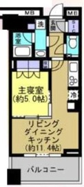 WORLD TOWER RESIDENCE 15階 間取り図