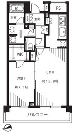 常盤松ハウス 4階 間取り図