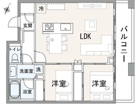 芝浦アイランド グローヴタワー 42階 間取り図
