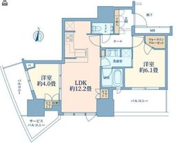 ラ・トゥール三田 3階 間取り図