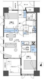 グリーンコーポ東高円寺 4階 間取り図