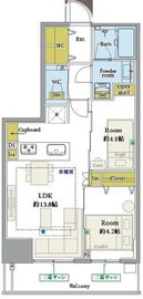 シーフォルム東麻布 7階 間取り図