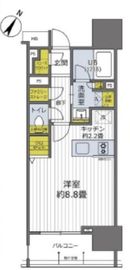 イニシア新宿早稲田 10階 間取り図