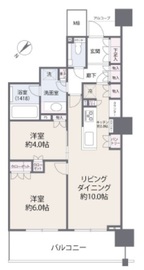 パークホームズ豊洲ザ・レジデンス 21階 間取り図