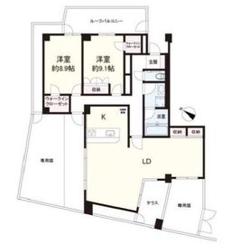 アルス文京目白台 2階 間取り図