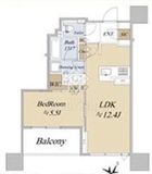 グランドミレーニア タワー＆スイート 4階 間取り図