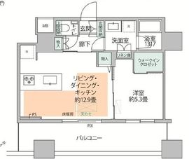 エアライズタワー 4階 間取り図