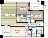 アウルタワー 38階 間取り図