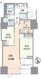 三田ガーデンヒルズ NORTH HILL 8階 間取り図