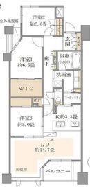 ヴィークコート市谷加賀町 4階 間取り図