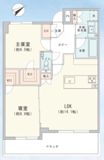 ウィステリアコート代官山 4階 間取り図