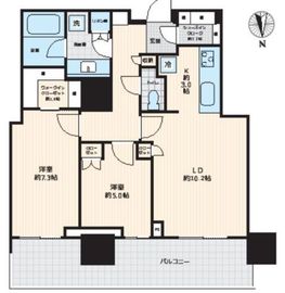 HARUMI FLAG SKYDUO SUN VILLAGE (晴海フラッグ スカイデュオ サンヴィレッジ) 3階 間取り図