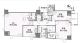 ジオグランデ白金台 16階 間取り図