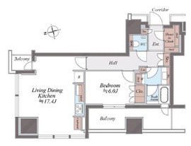 ブランズ渋谷桜丘 20階 間取り図