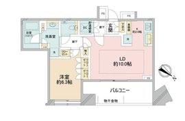 勝どきザ・タワー 18階 間取り図