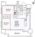 クリオラベルヴィ赤羽東 12階 間取り図