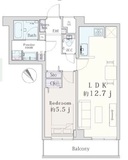 ライオンズガーデン幡ヶ谷 4階 間取り図