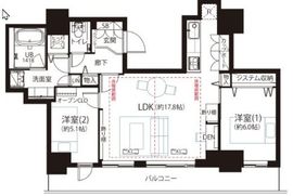 パークタワー滝野川 22階 間取り図