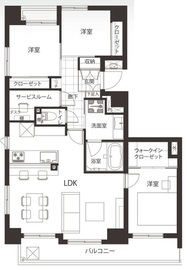 アールヴェール小石川 11階 間取り図