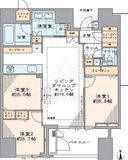 ザ・レジデンス三田 8階 間取り図