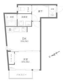 ザ・ランド代官山青葉台 4階 間取り図