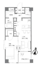 デュオ・スカーラ西麻布タワーイースト 3階 間取り図