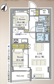 ドミール五番町 9階 間取り図