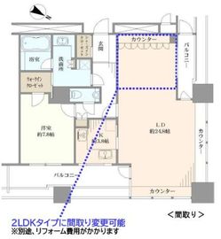 東京レジデンス千代田九段下 22階 間取り図
