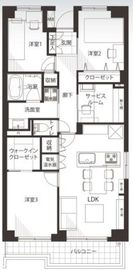 北品川ホームズ 6階 間取り図