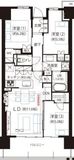 ブリリアシティ西早稲田 4階 間取り図