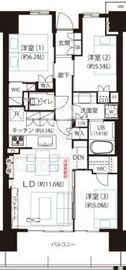 ブリリアシティ西早稲田 4階 間取り図