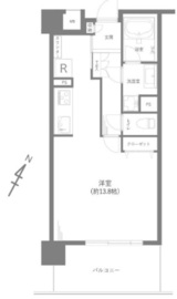 朝日白金台マンション 3階 間取り図