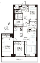 KDXレジデンス芝公園 11階 間取り図