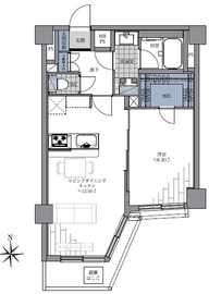 第32宮庭マンション 9階 間取り図
