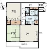 ライオンズマンション新宿原町 3階 間取り図