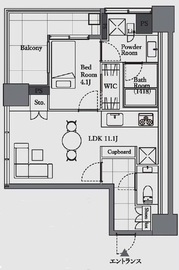 パークコート虎ノ門 17階 間取り図